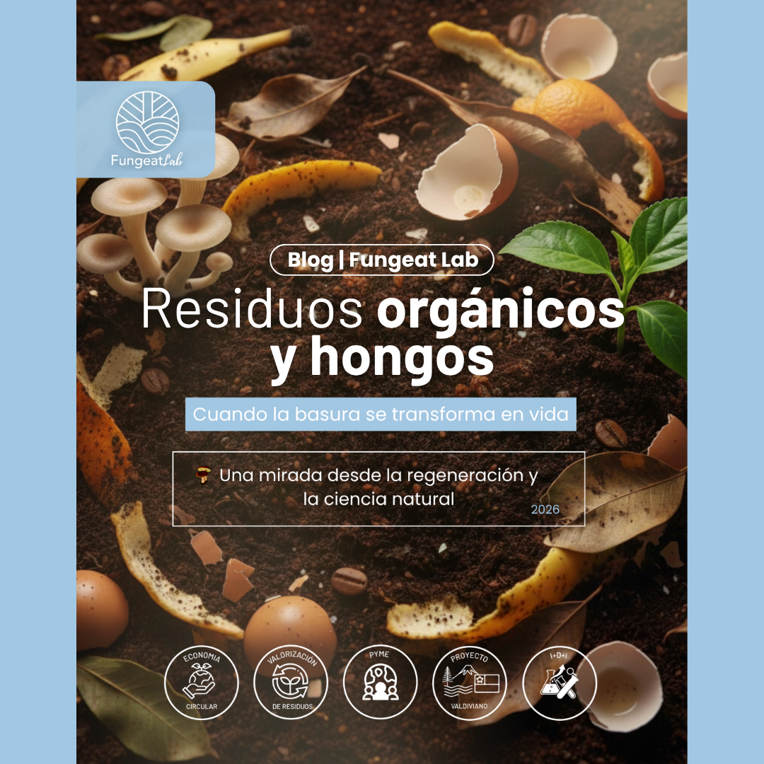 Residuos orgánicos y hongos: cuando la basura se transforma en vida